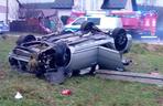 Tragiczny wypadek w Hucie Nowej koło Kielc. Nie żyją dwie osoby