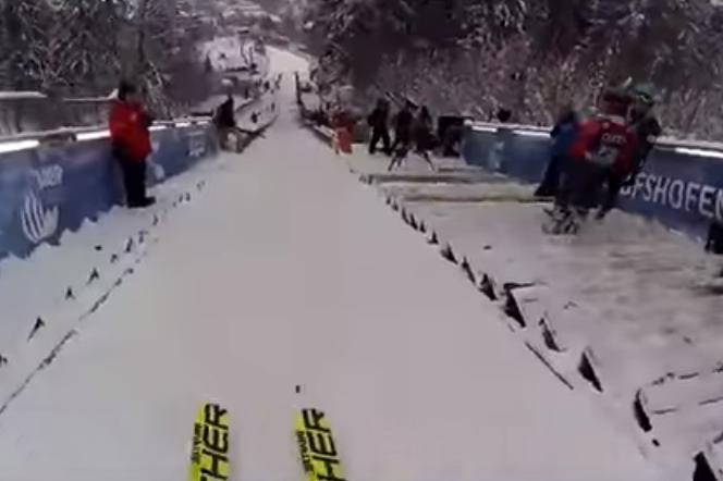 Skoki narciarskie z perspektywy zawodnika. VIDEO Odważyłbyś się?