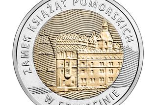 Moneta okolicznościowa - Zamek Książąt Pomorskich w Szczecinie