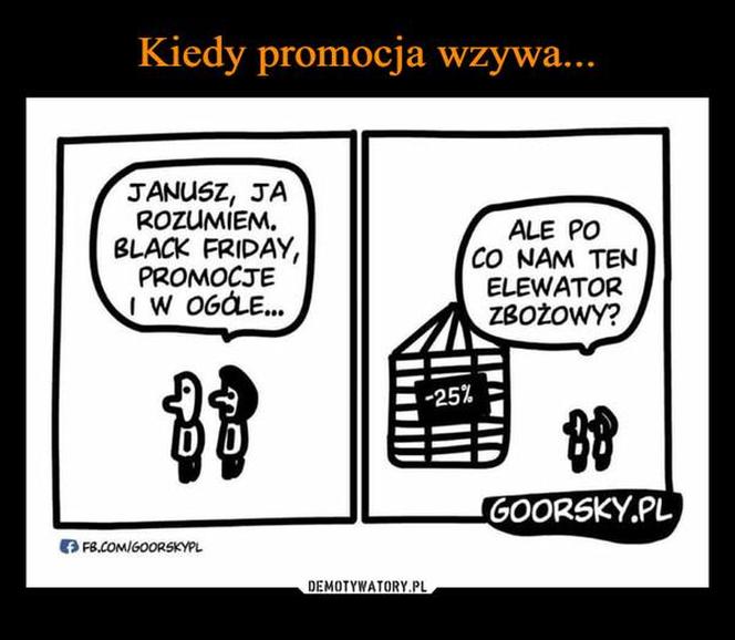 Black Friday w memach internautów