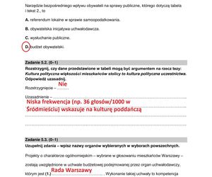 Matura 2025 WOS rozszerzony: odpowiedzi do wszystkich zadań z arkusza CKE - Formuła 2015 [13.05.2025]