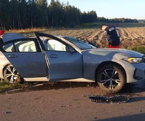 Na drodze Tychów Nowy - Mirzec, BMW uderzyło w przepust