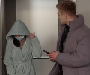 Pierwsza miłość. Milena/ Angelika (Patrycja Franczak), Kamil Biały (Igor Paszczyk)