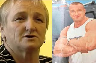 Mariusz Pudzianowski i mama, pani Maria