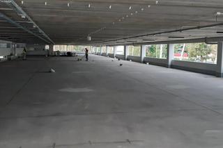 Trwa budowa parkingów typu park and ride w Toruniu. Zdjęcia z prac przy ul. Olimpijskiej i Dziewulskiego
