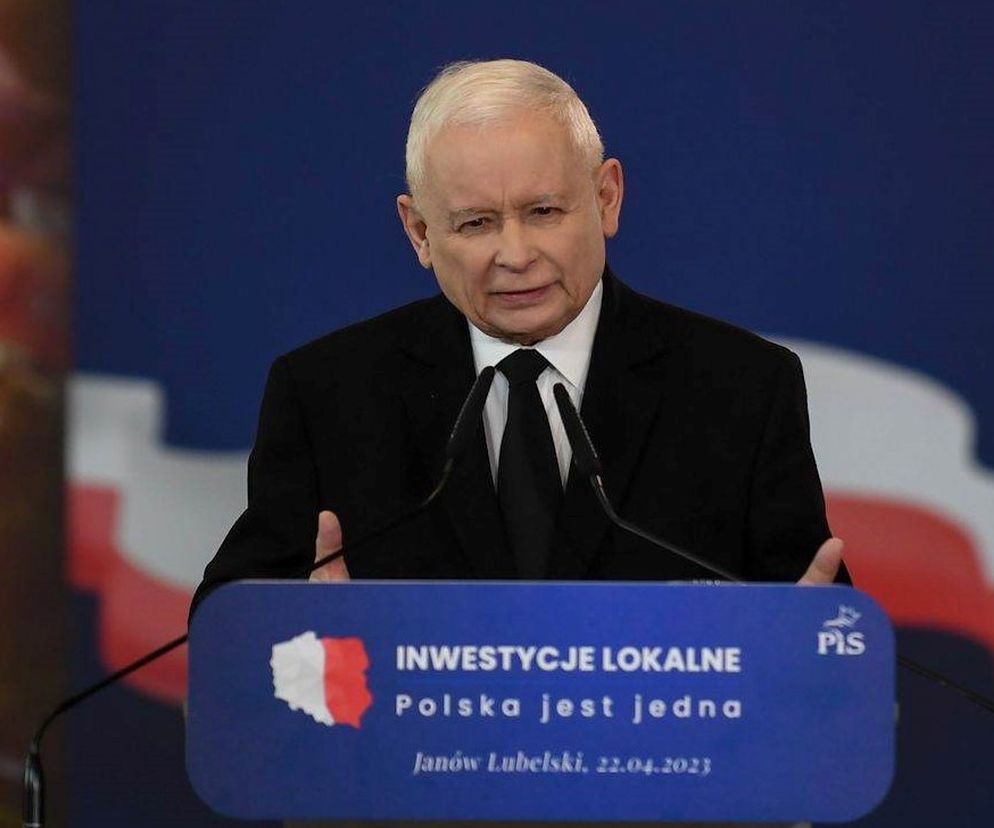 Prezes PiS Jarosław Kaczyński 