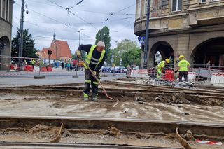Utrudnienia dla pasażerów. Ulica Gdańska bez tramwajów