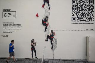 Mural z Aleksandrą Mirosław będzie zmieniony! Trzeba wpisać tam nowy rekord!