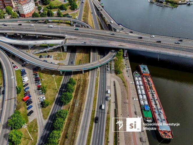 Trasa Zamkowa w Szczecinie pozostaje w remoncie. Jak przebiegają prace?