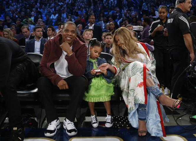 Beyonce w ciąży - mecz NBA All-star - luty 2017