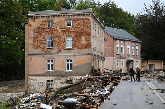 Lądek Zdrój po przejściu fali