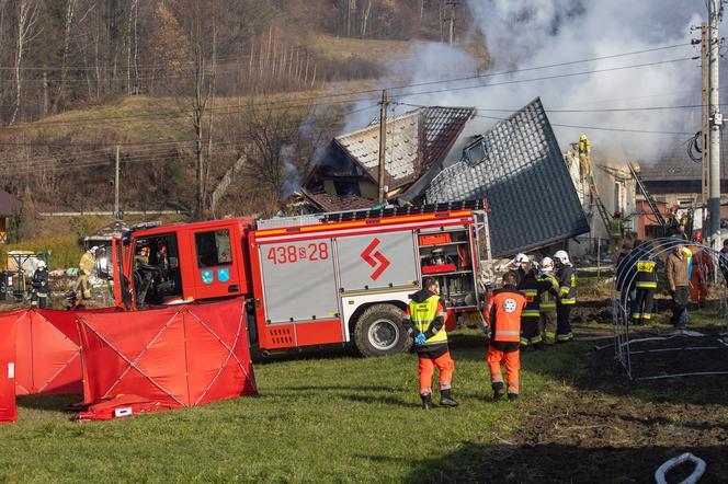 Eksplozja w domu w Ustroniu. Trwają poszukiwania ocalałych