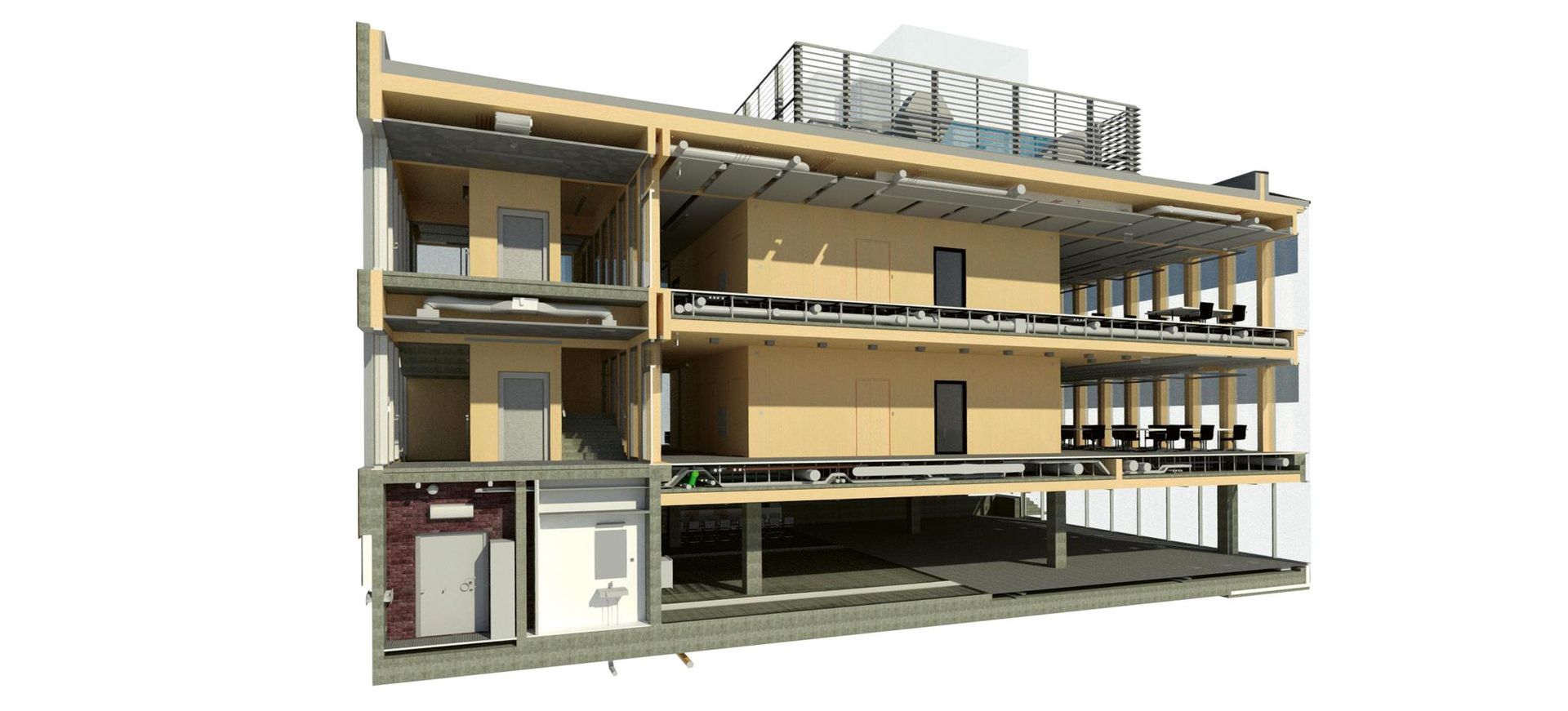 Drewniany biurowiec w Wielu