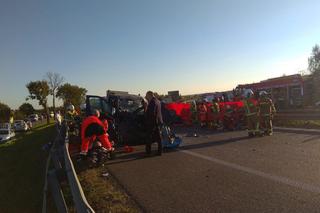 Załuski: Tragedia na DK7. Nie żyją dwie osoby, a kilka jest rannych 