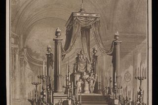 Castrum doloris Pii VI Pont. Max. in Ecclesia Catholica erectum Petropoli Anno 1799 Die 19 November, 1799