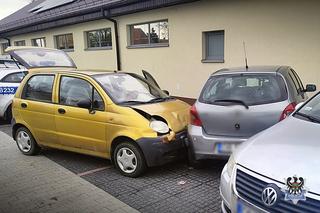 Matiz staranował dwa samochody. Za kierownicą siedział 13-latek! 