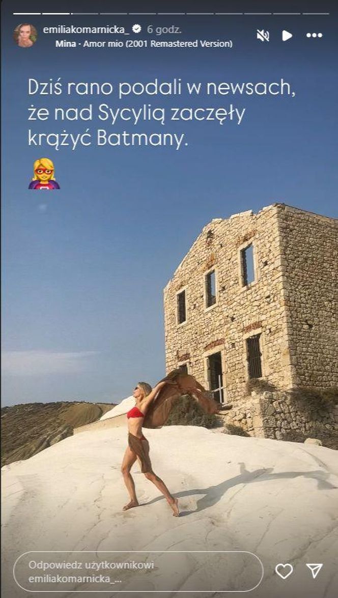 Emilia Komarnicka i Stefano Terrazzino na Sycylii