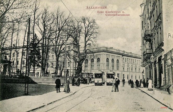 Ulica 11 Listopada w Olsztynie dawniej wyglądała zupełnie inaczej. Nosiła imię niemieckiego inżyniera