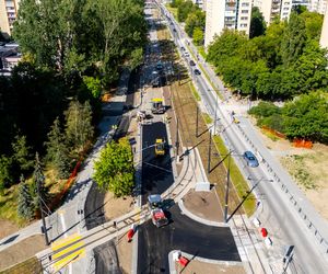 Tramwaj na Stegny w Warszawie w przeddzień otwarcia