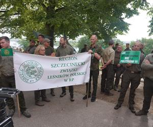 Protest leśników Szczecin 2024 