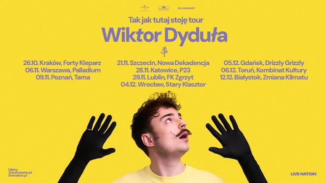 Wiktor Dyduła rusza w drugą, autorską trasę. Gdzie zagra artysta?