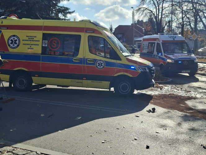 Wypadek na ul. Konstytucji 3-go Maja w Starachowicach