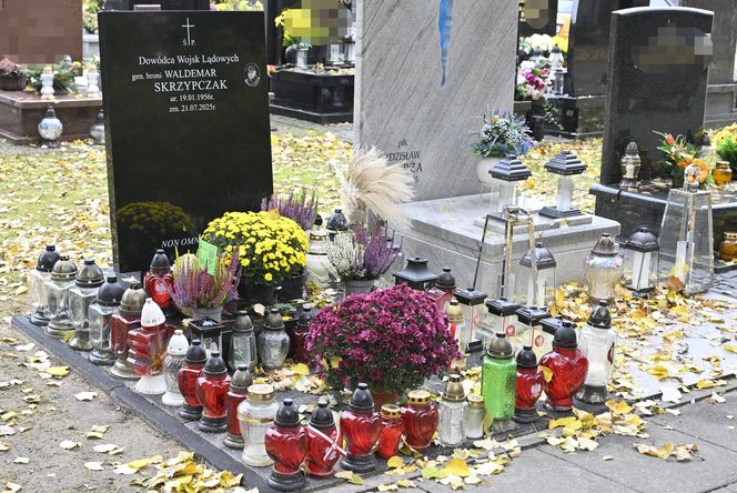 Oto grób gen. Waldemara Skrzypczaka