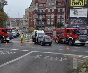 Groźny wypadek w Bytomiu. Jedna osoba poszkodowana 