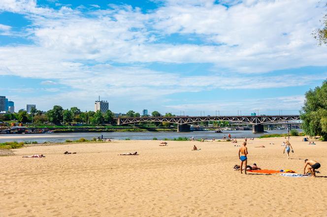 Plaża Poniatówka – w upalny dzień