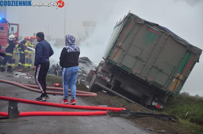 Śmiertelny wypadek pod Głużkiem, okolice Mławy