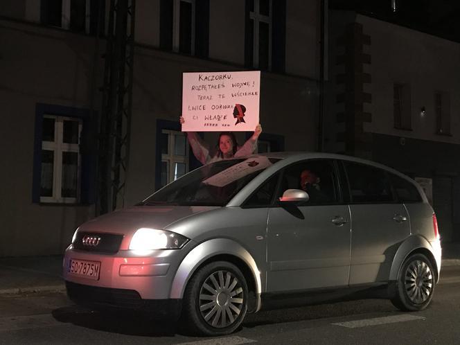 Blokada na ulicach Sosnowca