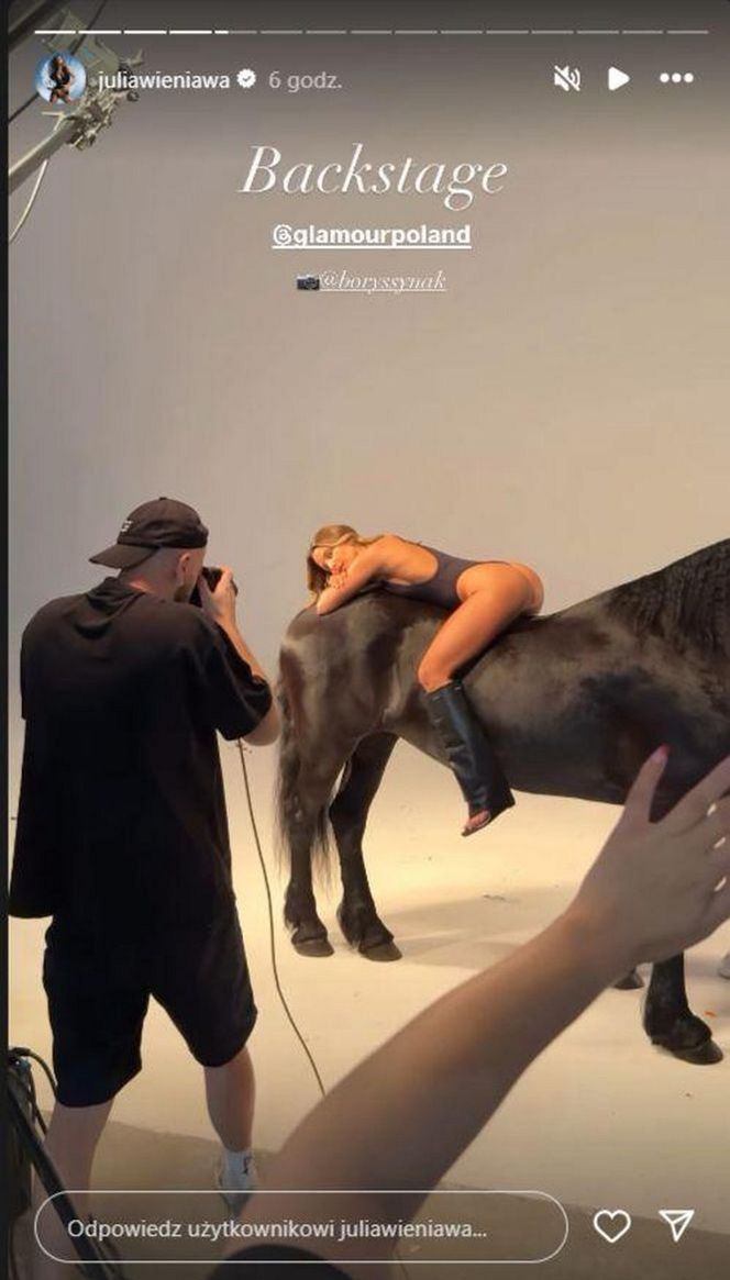 Julia Wieniawa chce być jak Doda