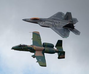A-10 Warthog i F-22 Raptor