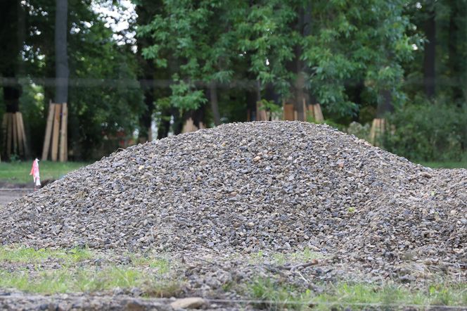 Rewitalizacja parku Bronowickiego w lublinie - postęp prac na koniec lipca 2025