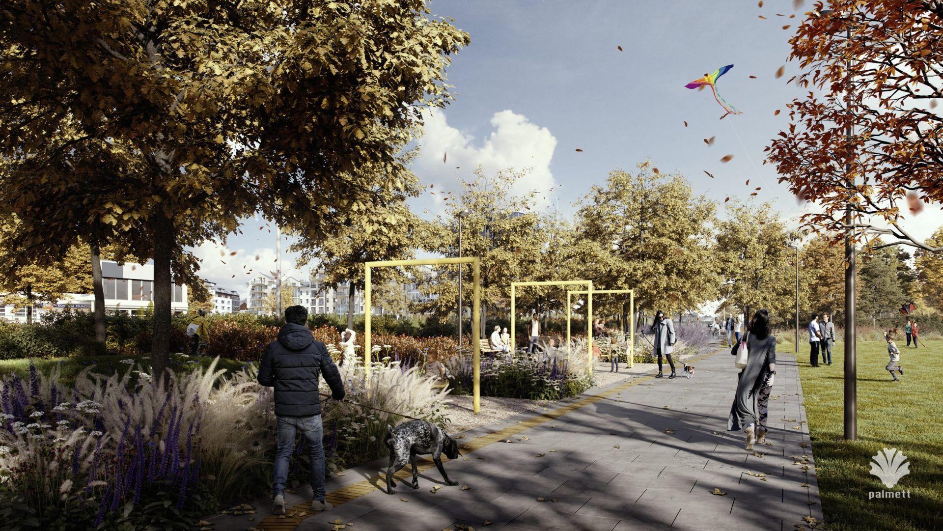 Nowy park linearny na warszawskim Ursynowie