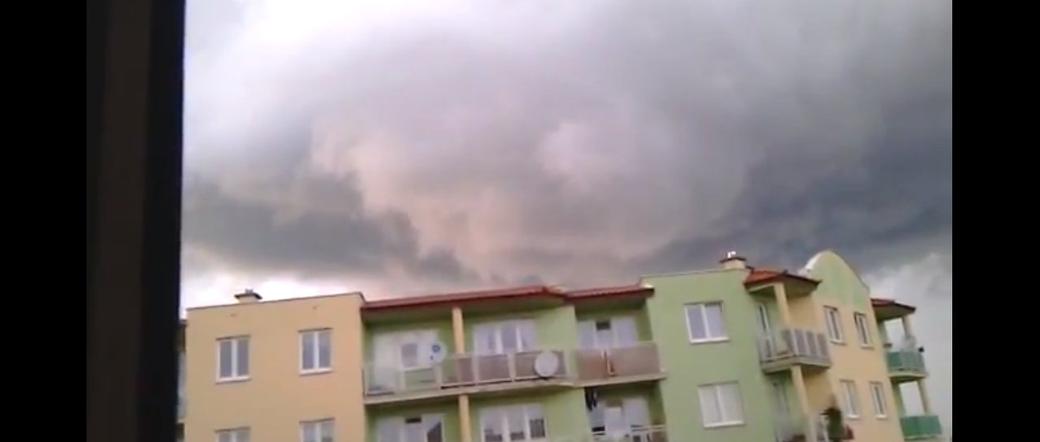 Trąba powietrzna nad Kaliszem 2011