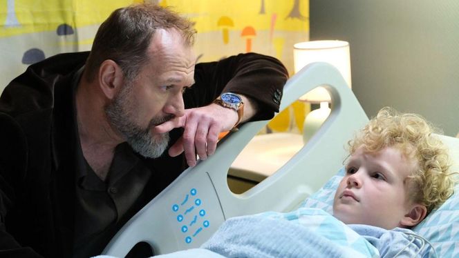 M jak miłość odcinek 1874. Szef Mirosław Wójcik (Jakub Kornacki), Tymek (Ksawery Krajewski)