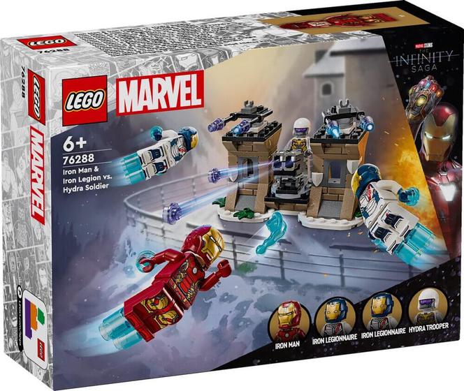 LEGO Iron Man i Żelazny Legion kontra Żołnierz Hydra (76288)