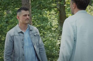 M jak miłość, odcinek 1821. Bartek (Arkadiusz Smoleński), Norbert  (Damian Potębski)