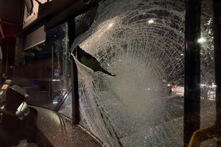 Wiązowna. Zderzenie autobusu z sarną 