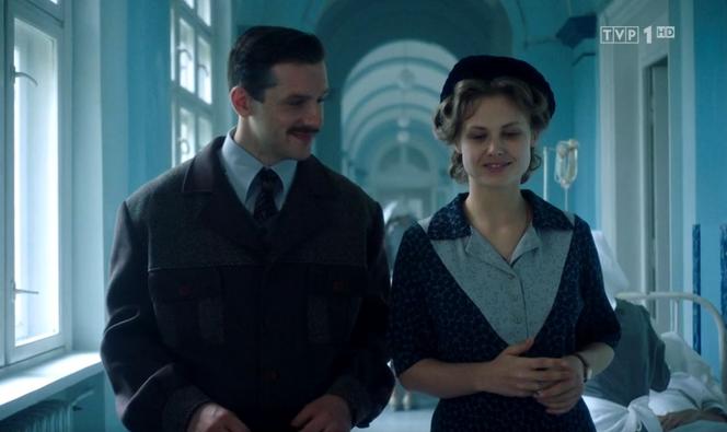 Ludzie i bogowie odc. 8. Leszek Zaręba "Onyks" (Jacek Knap), Bronka (Anna Karczmarczyk)