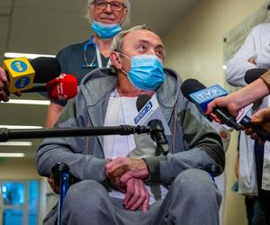 Pan Jerzy, pierwszy pacjent w Polsce, który skorzystał z systemu OCS Heart 