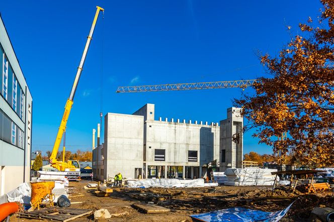 Budowa Kulturoteki w Wesołej w Warszawie