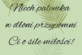 Kartka na Niedzielę Palmową