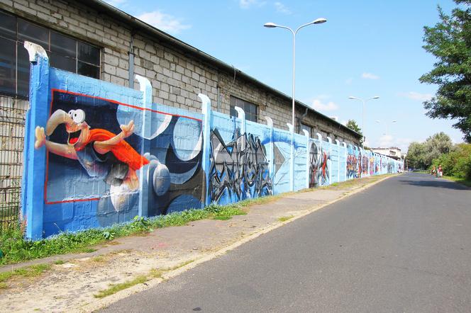 Graffiti przy Żeglarskiej w Rzeszowie nabrało kolorów