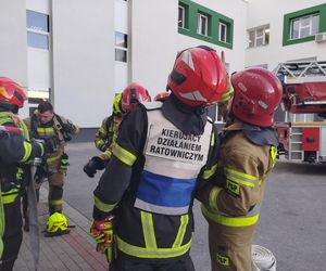 Powiatowe ćwiczenia strażackie w szpitalu wojewódzkim w Siedlcach