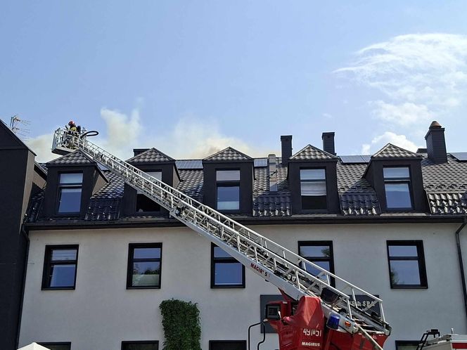 Pożar hotelu "Seanator" w Starachowicach