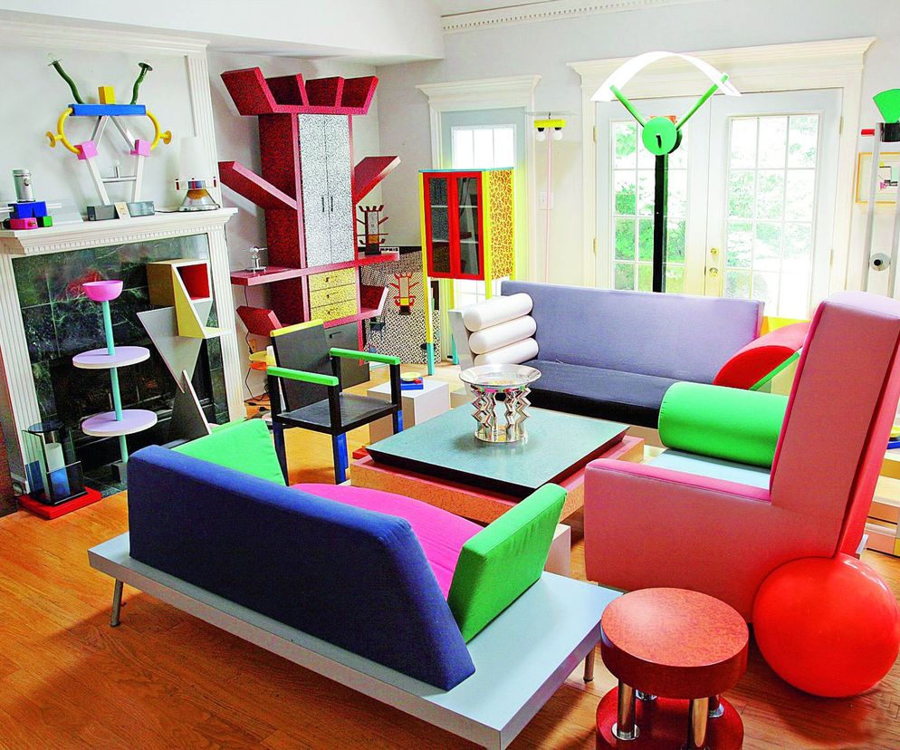 Styl memphis - ikony designu