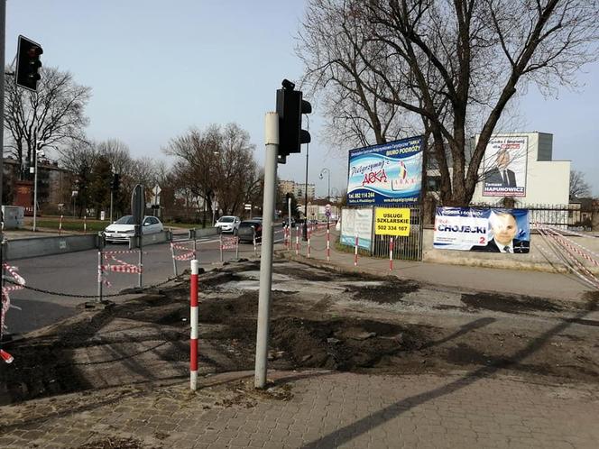 Utrudnienia w centrum Siedlec. Ruszył remont Cmentarnej i Niedziałka.