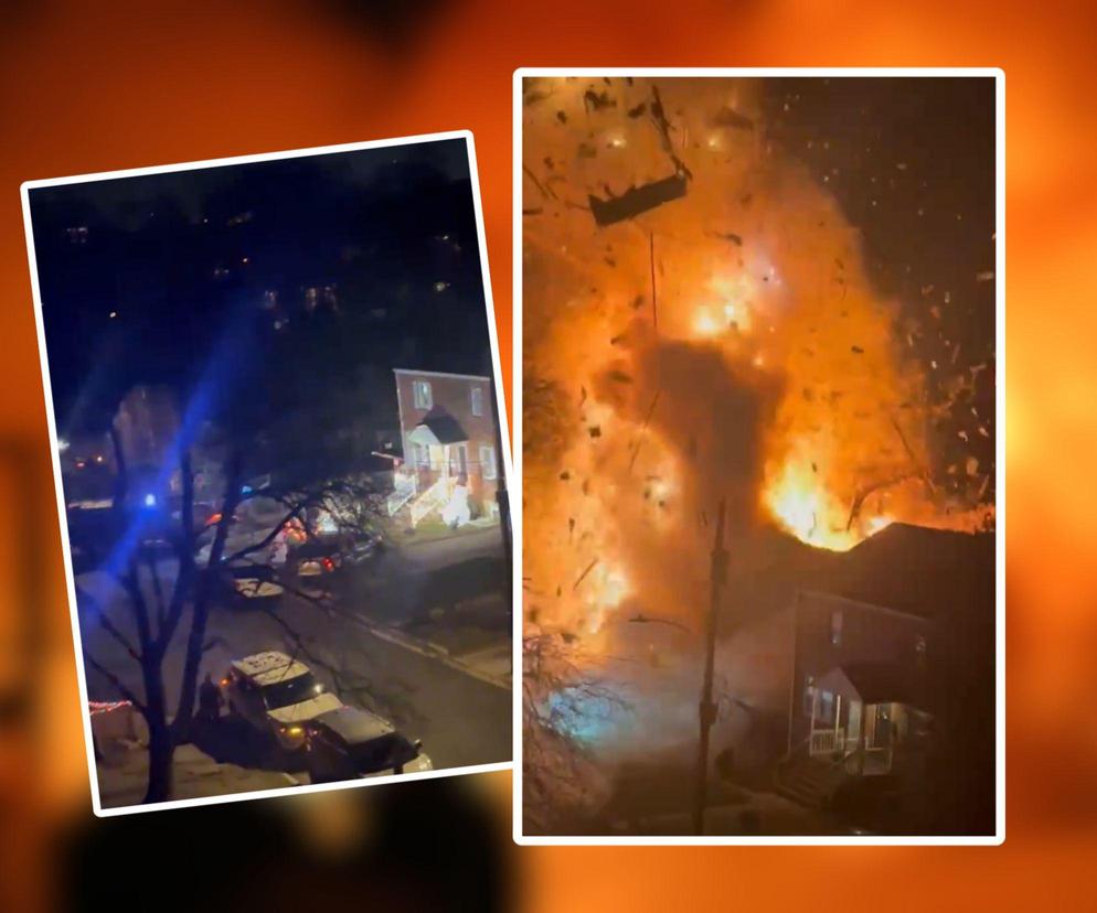 Potężna eksplozja domu. Wstrząsające nagranie obiegło media społecznościowe. Nigdy czegoś takiego nie doświadczyłem